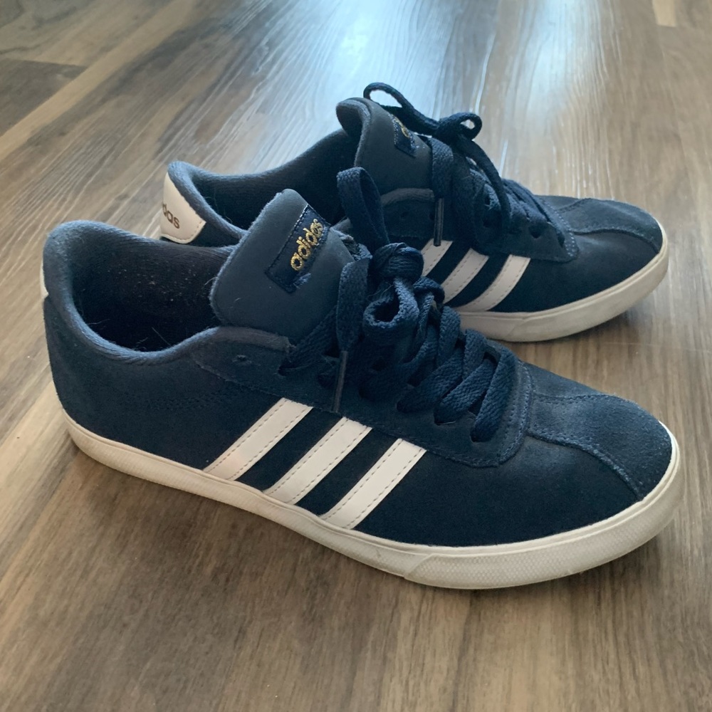 Adidas Neo Courtset Navy Suede Sneaker